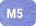 M5 - modrý melír