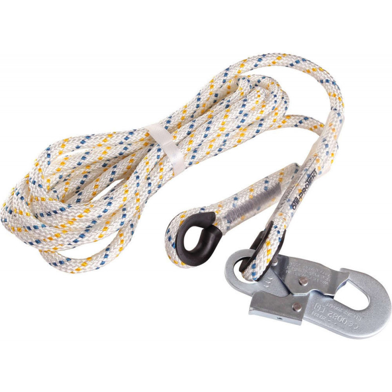 Pomocné lano LP 100 s karabinou 5m