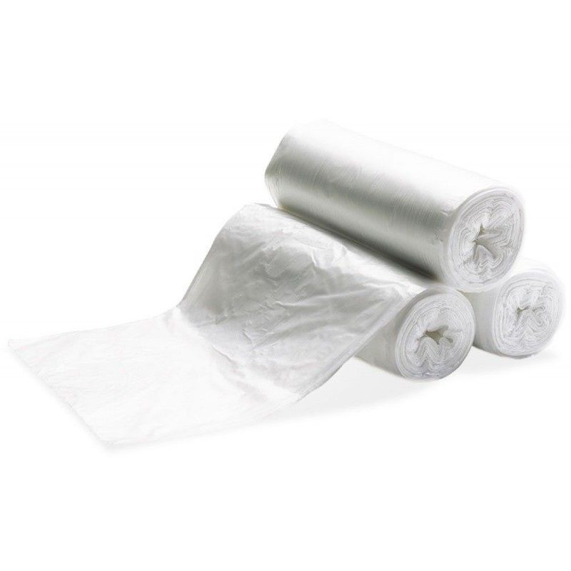 Sáčky odp. transparentní HDPE, 63 x 74 cm, 6 mi, 60L, 50 ks/role