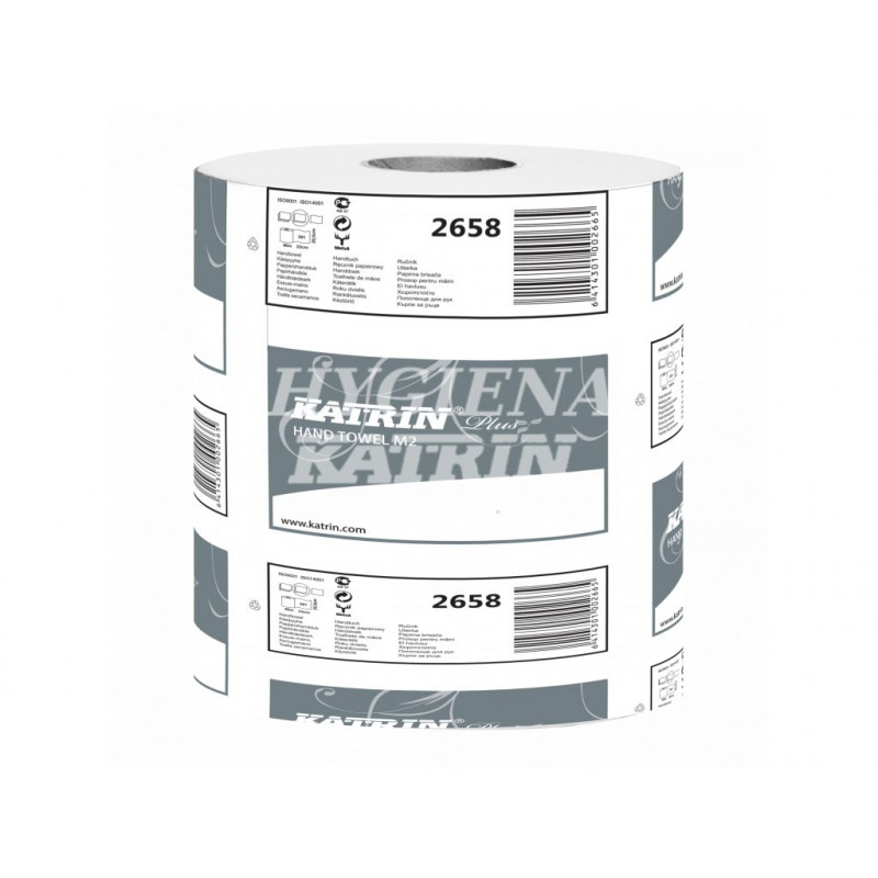 Papírový ručník v roli KATRIN PLUS M 2-PLY - 2658