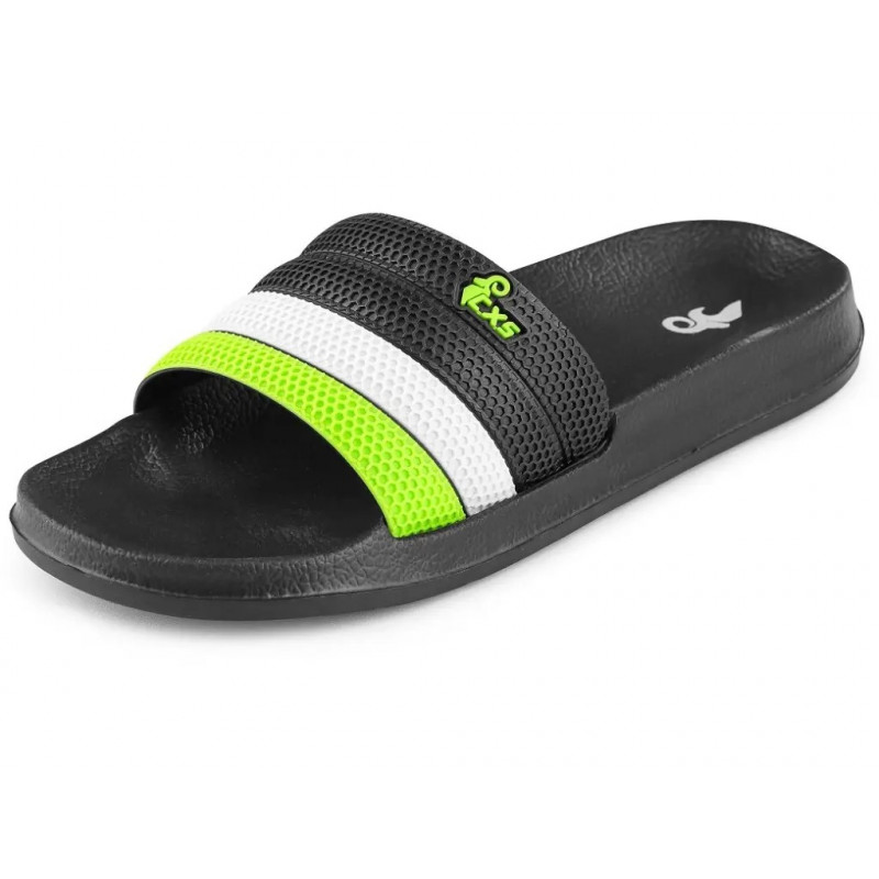 Obuv GULF, nazouvák, černo - zelený