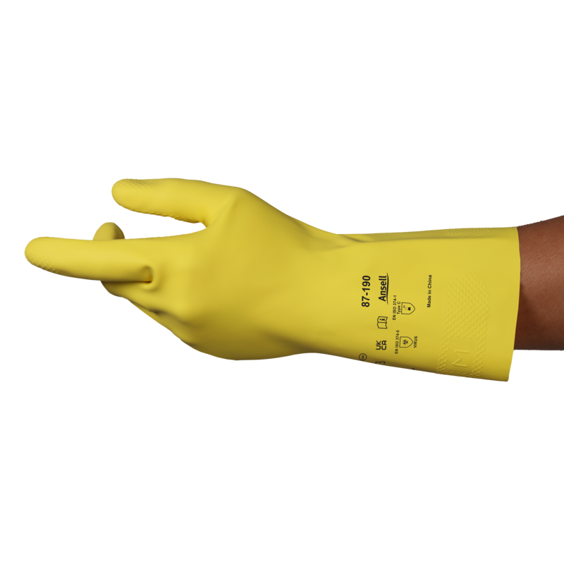 Rukavice ECONOHANDS PLUS 87-190 máčené v latexu