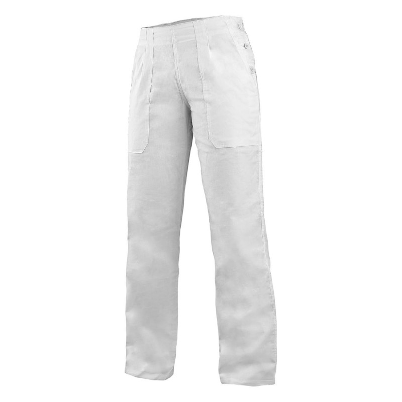 Kalhoty Darja bílé, do gumy