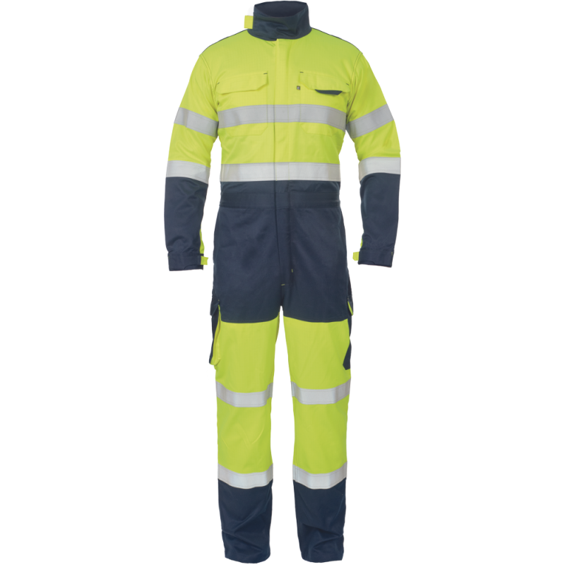 Pracovní kombinéza PICK PM HV žlutá/navy 
