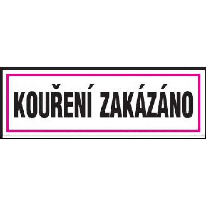 Kouření zakázáno