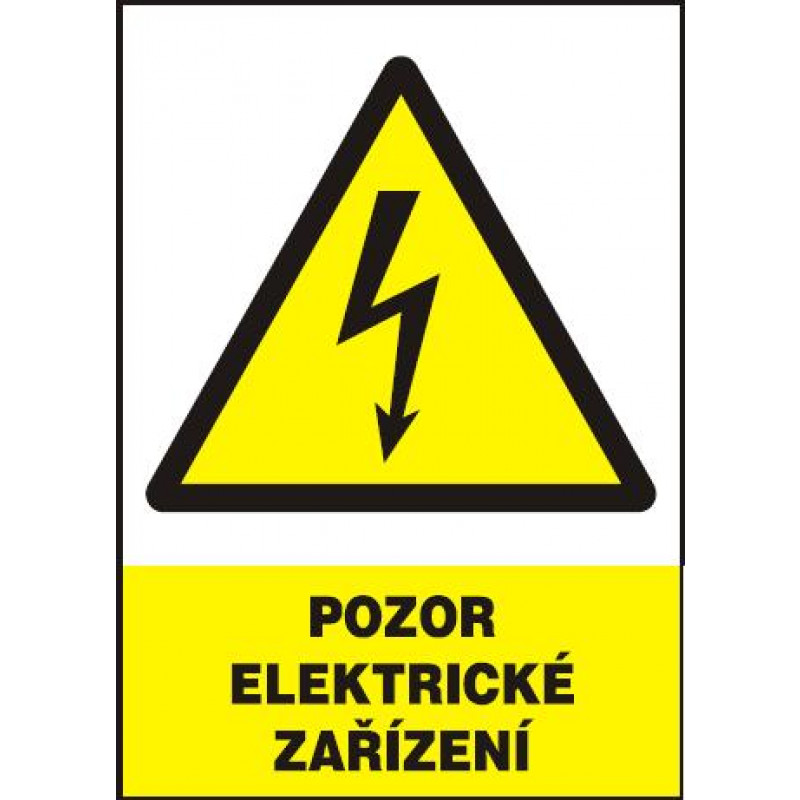 Pozor - elektrické zařízení