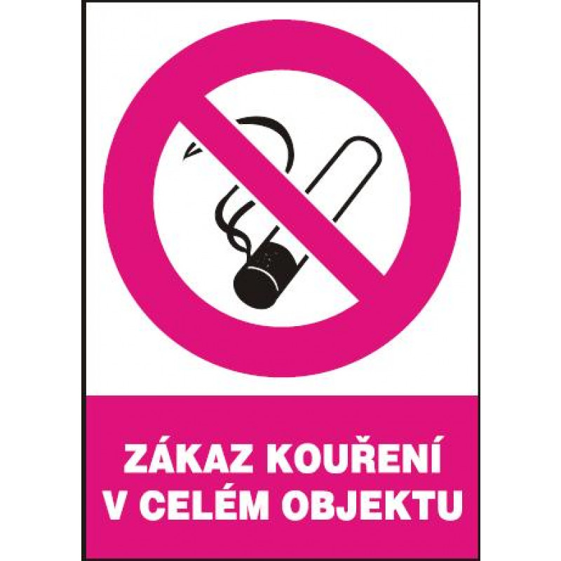 Zákaz kouření v celém objektu