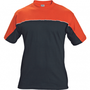 Emerton triko černá-oranžová