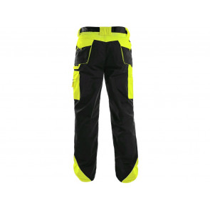 Kalhoty do pasu CXS SIRIUS BRIGHTON, zimní, pánské, černo-žluté
