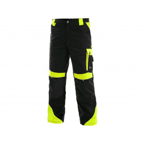 Kalhoty do pasu CXS SIRIUS BRIGHTON, zimní, pánské, černo-žluté