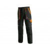 Kalhoty Luxy Josef černo-oranžové 