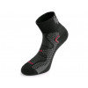 Ponožky SOFT,  černo-červené